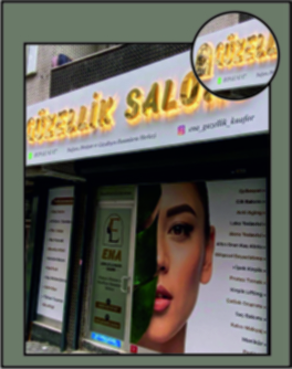 Tabela - Güzellik Salonu